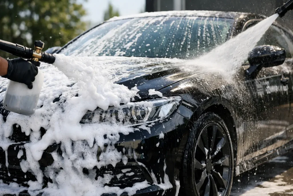 Foam Car Wash Sydney for Paint-Safe Shine