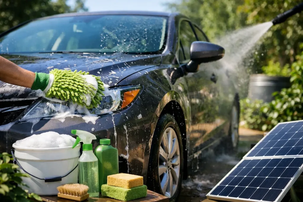 Eco Friendly Car Washing Without Cutting Corners