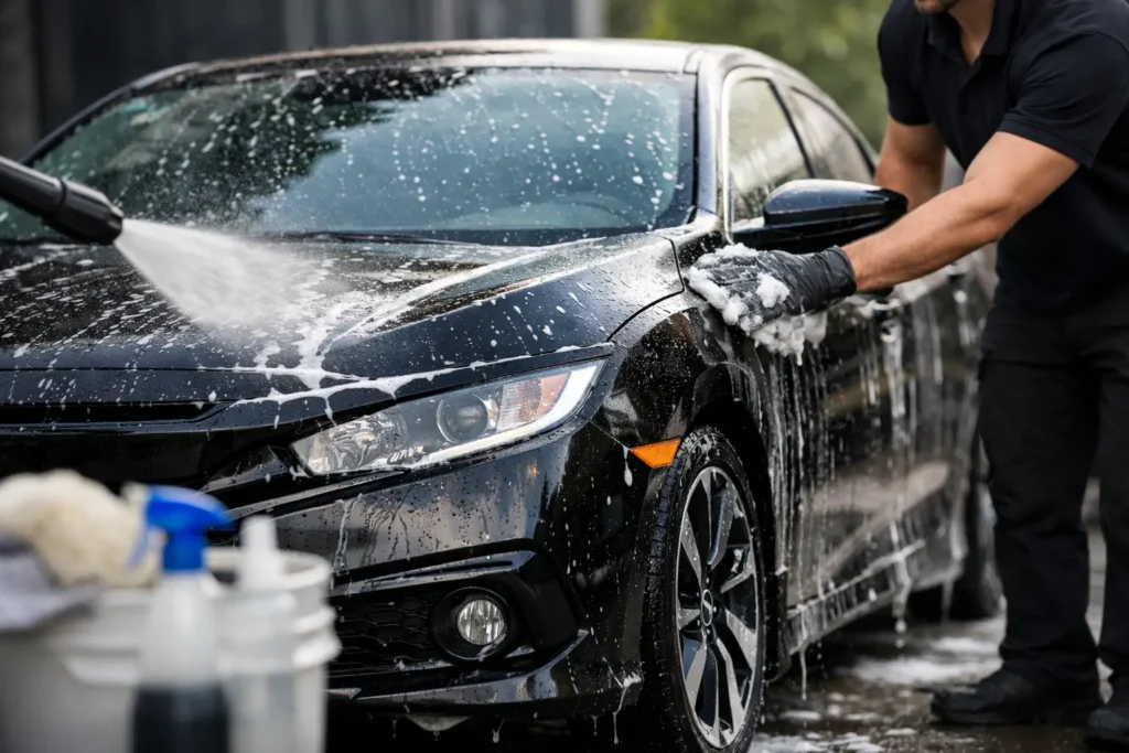 Professional Car Wash Enfield NSW for Paint-Safe Care